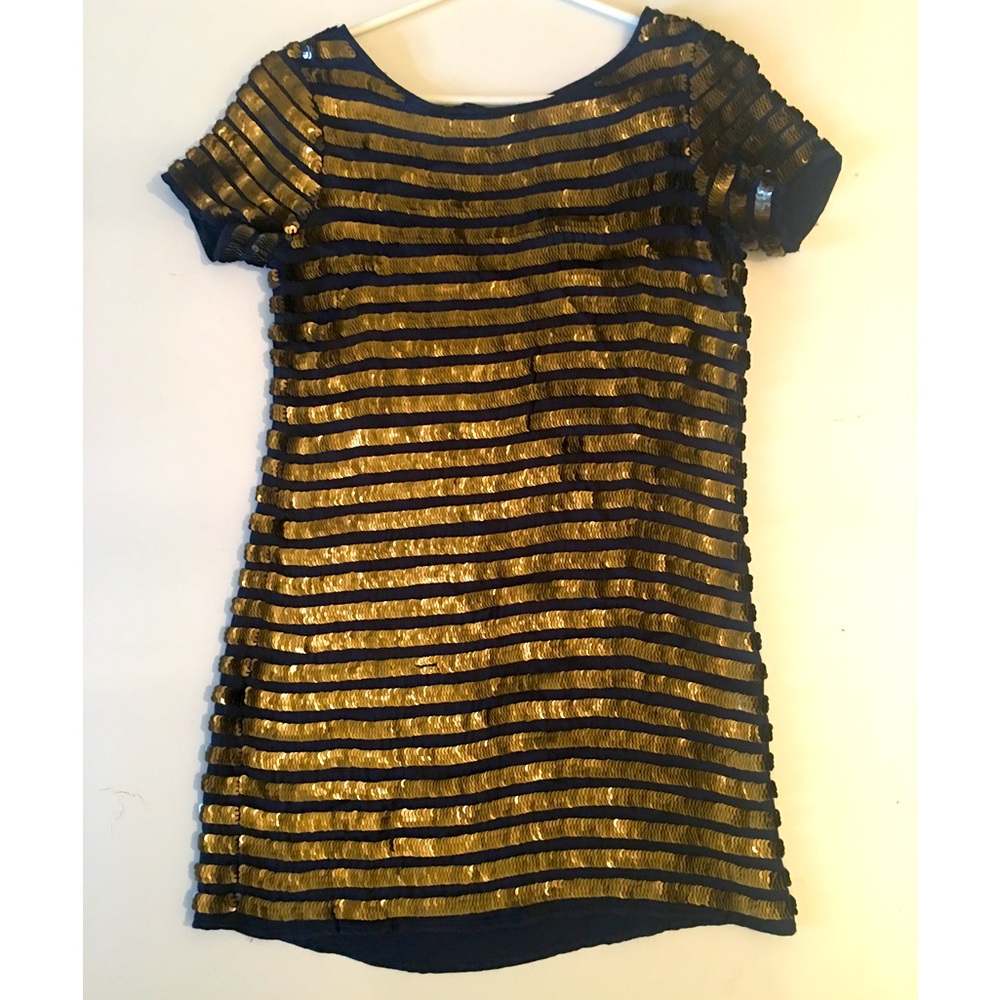 French Connection Sequin t-shirt dress